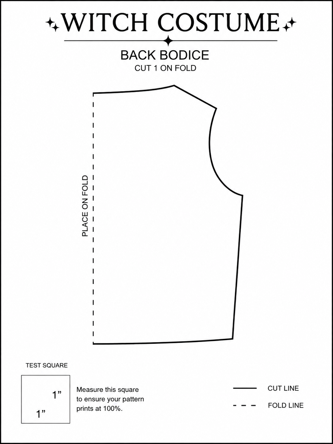 Step 3: Draft the back bodice