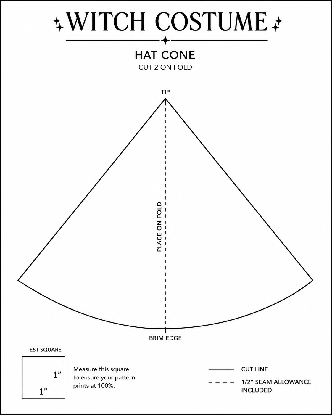 Step 16: Draft and form the hat cone
