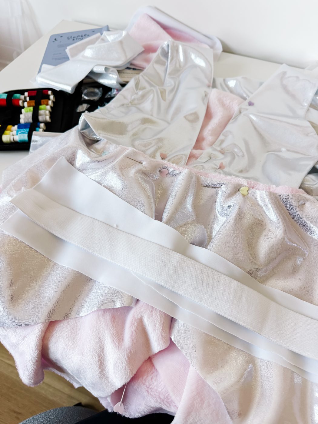Step 8: Layer and shape the skirt hem