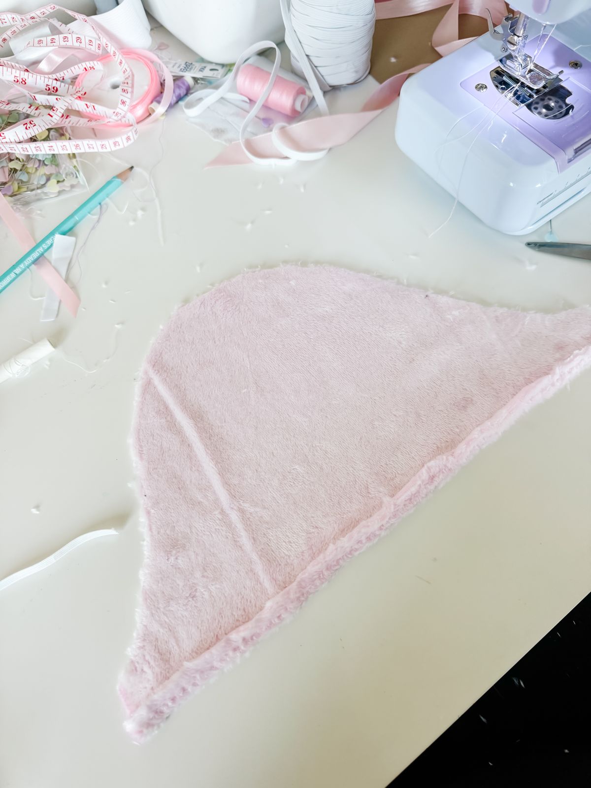 Step 12: Cut and seam the sleeve pieces